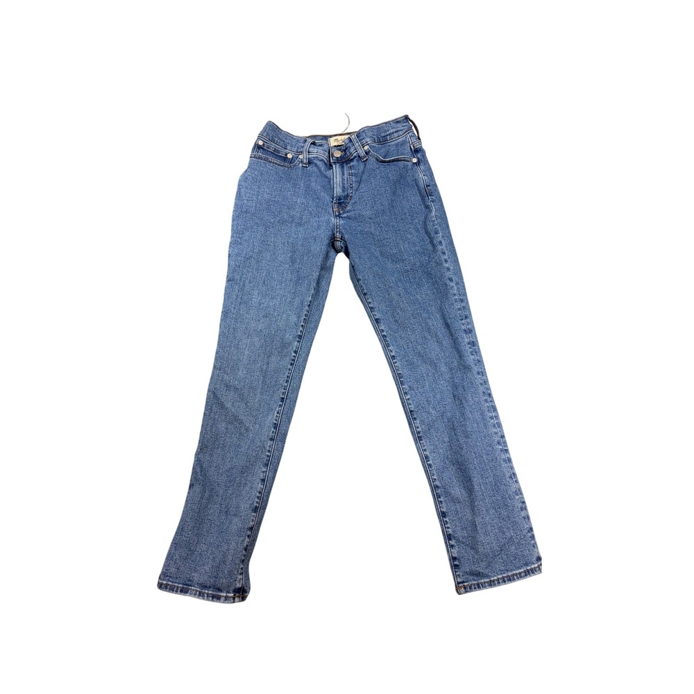 Madwell The Mid-Rise Perfect Vintage Jean Women 26 Blue Excellent Straight Leg